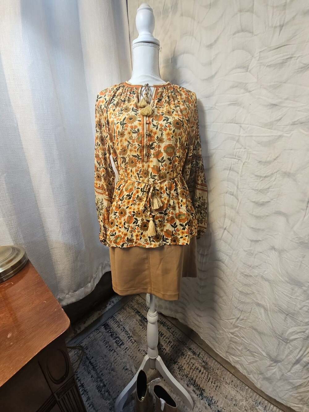 Golden Hour Boho Luxe Bundle: Joie boho small peasant blouse, Truth by republic